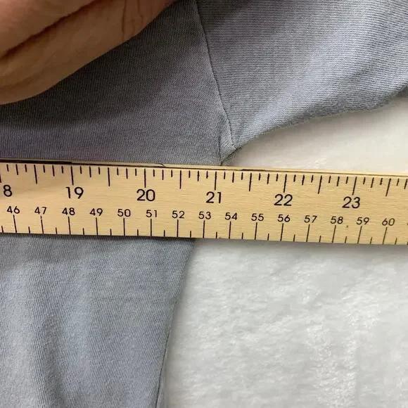 Pink Victorias Secret Womens Small Hot Pink Purple Logo Long Sleeve Gray T Shirt - Picture 5 of 6